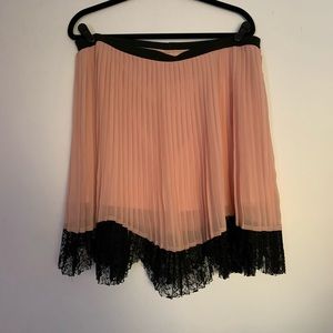 Asos Pleated Peach Skirt